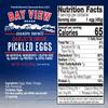 Bay View Pickled Eggs, No Artificial Ingredients, Gluten Free, 0g Sugar, 6g Protein, Fresh Grade A Eggs, Boiled and Peeled (16oz, Garlic 'N Onion) view 2