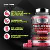 Iron Labs Nutrition Creatine Monohydrate (90 Gummy Bears) - 3600mg Per Serving - Strawberry Flavor - High Strength Creatine for Men & Women (90 Vegan Gummies) view 3