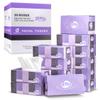 Soft Facial Tissue, 2 Ply White - 130 Tissues Per Box, Car & Travel Packs - 7.5" x 7.1", Pack of 30 view 1