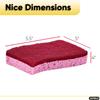 Kitchen Sponges for Washing Dishes, Non-Scratch Cellulose Dish Scrub Sponges, Cleaning Sponges for Household Use, Safe Cleaning Products, Kitchen Sponges Pack of 24, by Superio view 2