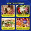 Freestyle Snacks Olive Snack Packs - As Seen on Shark Tank - Fresh Pitted Green & Kalamata Olives, Jumbo-Sized, Grown in Greece, All Natural, Non-GMO, Sugar-Free - Mediterranean Herb, 4oz (3 Pack) view 4