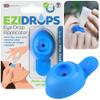 EziDrops Eye Drop Guide for Wide/Flat Head Bottles, No Blink Reflex, Blue view 1