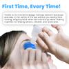 EziDrops Eye Drop Guide for Wide/Flat Head Bottles, No Blink Reflex, Blue view 4