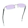 LifeArt Blue Light Blocking Glasses, Computer Reading Glasses, Anti Blue Rays, Reduce Eyestrain, Stylish for Men and Women(Silver,+3.00 Magnification) view 1