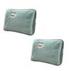 2pcs Hand Warmers Rechargeable Portable, Cute Bear Thick Hot Water Pouch for Winter Women Men Use, Couple's Magic Hot Water Bottle,Green view 1