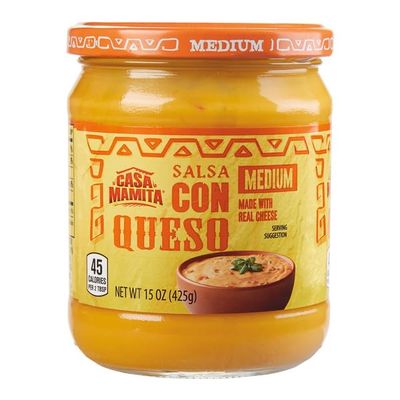Casa Mamita Salsa Con Queso - 15 oz (425g)