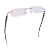LifeArt Blue Light Blocking Glasses, Computer Reading Glasses, Anti Blue Rays, Reduce Eyestrain, Stylish for Men and Women(Silver,+3.00 Magnification) view 1