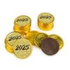 80 Pcs New Year's Eve 2024 Candy Party Favors Chocolate Coins with Gold Foil view 1