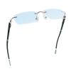 LifeArt Blue Light Blocking Glasses, Computer Reading Glasses, Anti Blue Rays, Reduce Eyestrain, Stylish for Men and Women(Silver,+2.50 Magnification) view 1