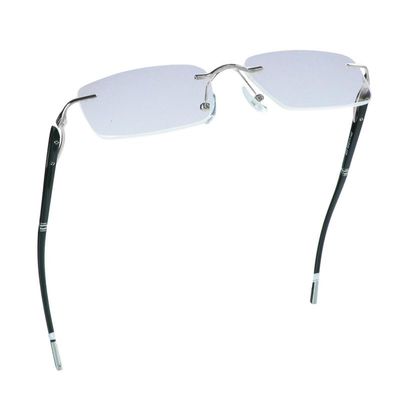 LifeArt Blue Light Blocking Glasses, Computer Reading Glasses, Anti Blue Rays, Reduce Eyestrain, Stylish for Men and Women(Silver,+2.50 Magnification)