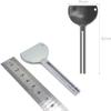 2Pcs Silver Stainless Steels Metal Tube Squeezer Keys Salon Toothpaste Tube Squeezers Toothpaste Roller view 2