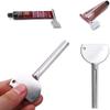 2Pcs Silver Stainless Steels Metal Tube Squeezer Keys Salon Toothpaste Tube Squeezers Toothpaste Roller view 4