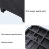 NTIYOU Wheelchair Ramps Wheelchair Ramp Wheelchair Ramp Heavy Duty Non-Slip Threshold Ramp for Doorstep Scooter Ramp Portable Home Kerb Ramps Entryway (Size : 50 * 32 * 13cm) view 4