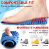 Ailaka Height Increase Insoles for Men Women, Honeycomb Shock Absorbing Cushion Shoe Height Insoles Men Women, Replacement Sports Shoe Inserts view 2
