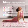 Ovutek Smart Scale for Body Weight, Digital Bathroom Scale BMI Weighing Body Fat Scale, Accurate Body Composition Scale Monitor for People's Health with Smartphone App, Compact Size, 400lb (Pink) view 2