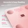Ovutek Smart Scale for Body Weight, Digital Bathroom Scale BMI Weighing Body Fat Scale, Accurate Body Composition Scale Monitor for People's Health with Smartphone App, Compact Size, 400lb (Pink) view 4