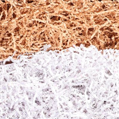 Gatuida Crinkle Cut Paper Shred Filler, 7.3oz Box Filler Crinkle Paper Shredded Paper for Gift Baskets Gift Filler Paper Shreds for Gift Wrapping Birthday Wedding Christmas Mothers Day