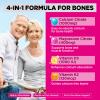 Yutiny Calcium Citrate Filled Gummies, Extra Absorption Calcium Citrate 1000mg with Vitamin D3, K2 & Magnesium, Chewable Supplement for Bone, Muscle Health, 60 Count view 3
