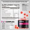 Yutiny Calcium Citrate Filled Gummies, Extra Absorption Calcium Citrate 1000mg with Vitamin D3, K2 & Magnesium, Chewable Supplement for Bone, Muscle Health, 60 Count view 4