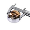 Dog Baskets and Dogs Print Pill Box Round Metal Pill Case with 3 Compartment Portable Mini Pill Organizer Cute Pill Container for Pocket Purse Office Travel view 3