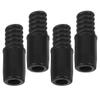 Gatuida 4Pcs Threaded Tip Replacement Threaded Tip Repair Mop Handle Pole Handle Replacement Tail Adapter 22mm view 1
