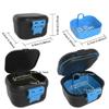BVN Upgraded Leak Proof Denture Bath Cup with Strainer | Portable Denture Soaking Box with Storage Compartment, Travel Retainer Cleaning Case for Dentures, Braces & Mouth Guards view 2