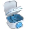 BVN 2-in-1 Leak Proof Denture Soaking Cup with Strainer | Hygienic Storage Case for Dentures, Braces, Mouth Guards & Travel Retainers view 1
