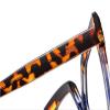 HDTVTV Anti UV Square Blue Light Blocking Computer Readers Oversized Reading Glasses Flat Light Mirror Eyeglasses (Color : Blue, Size : +250) view 4