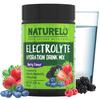 NATURELO Electrolyte Powder, Hydration and Mineral Drink Mix, Sugar Free & Non-GMO Berry Flavor 50 Servings view 1
