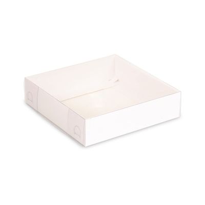 25 Pack Cardboard Gift Boxes with Lids for Birthday,Christmas Presents, Party, Wedding Favors, Baby Shower Gifts (4.7" x 4.7" x 1.2", White)