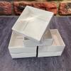25 Pack Cardboard Gift Boxes with Lids for Birthday,Christmas Presents, Party, Wedding Favors, Baby Shower Gifts (4.7" x 4.7" x 1.2", White) view 3