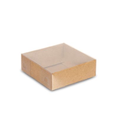 25 Pack Cardboard Gift Boxes with Lids for Birthday,Christmas Presents, Party, Wedding Favors, Baby Shower Gifts (3.5" x 3.5" x 1.2", Kraft)