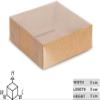 25 Pack Cardboard Gift Boxes with Lids for Birthday,Christmas Presents, Party, Wedding Favors, Baby Shower Gifts (3.5" x 3.5" x 1.2", Kraft) view 2