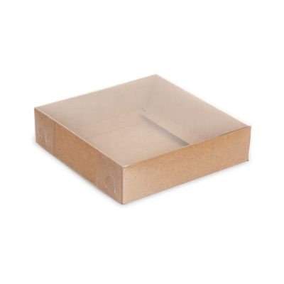 25 Pack Cardboard Gift Boxes with Lids for Birthday,Christmas Presents, Party, Wedding Favors, Baby Shower Gifts (4.7" x 4.7" x 1.2", Kraft)