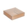25 Pack Cardboard Gift Boxes with Lids for Birthday,Christmas Presents, Party, Wedding Favors, Baby Shower Gifts (4.7" x 4.7" x 1.2", Kraft) view 1