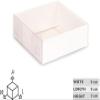 25 Pack Cardboard Gift Boxes with Lids for Birthday,Christmas Presents, Party, Wedding Favors, Baby Shower Gifts (3.5" x 3.5" x 1.2", White) view 2