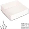 25 Pack Cardboard Gift Boxes with Lids for Birthday,Christmas Presents, Party, Wedding Favors, Baby Shower Gifts (5.9" x 5.9" x 1.2", White) view 2