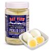 Bay View Pickled Eggs, No Artificial Ingredients, Gluten Free, 0g Sugar, 6g Protein, Fresh Grade A Eggs, Boiled and Peeled (16oz, Salt 'N Vinegar) view 1