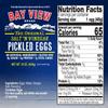 Bay View Pickled Eggs, No Artificial Ingredients, Gluten Free, 0g Sugar, 6g Protein, Fresh Grade A Eggs, Boiled and Peeled (16oz, Salt 'N Vinegar) view 2