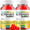 (2 Pack) Speedy Keto ACV Gummies - Advanced Formula Speedy Keto Plus ACV Gummies Apple Cider Vinegar Speedy ACV Dietary Supplement Men Women (120 Gummies) view 1