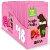 BEAR Real Fruit Snack Rolls - Gluten Free, Vegan, and Non-GMO - Raspberry  36 Rolls, Healthy School And Lunch Snacks For Kids And Adults, 0.7 Ounce (Pack of 18) view 1