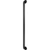 Stone Harbor Hardware Knurled Grab Bar, 42 Inches, 1-1/2" Diameter, 1-1/2" Wall Clearance, Concealed Screws, Matte Black view 2