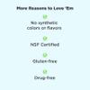 OLLY Goodbye Stress Gummy, GABA, L-Theanine, Lemon Balm, Stress Relief Supplement, Berry - 74 Count view 3
