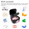 BVN Travel-Friendly Leak Proof Denture Bath Box with Strainer | Portable Soaking Cup for Dentures, Braces & Retainer Cleaning On-The-Go view 3