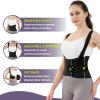 Lixinsunbu Adjustable Work Back Soupport Brace Belt Industrial Back Brace With Shoulder Straps Shoulder Straightene for Lower Back Protection, Lifting Work, Herniated Discs Fits Men and Women view 4