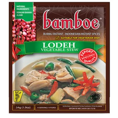 Bamboe Bumbu Lodeh Vegetable Stew Spice Mix, 70 Gram (Pack of 6)