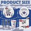 Fighter Jet Pilot Party Decorations Set - Unique Fighter Pilot Party Plates, Cups, Napkins, and Cutlery - Military Jet Party Supplies for Birthdays and Event view 2