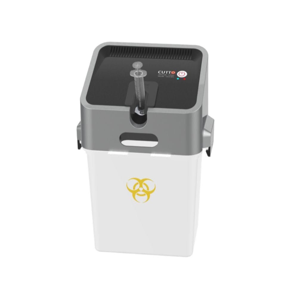 Automatic Syringe Needle Seperator CUTTO 3M System More Safety, More Easier, More Faster Cutto Devive & Container