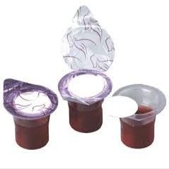 50 Prefilled Communion Cups with Grape Juice & Wafers Sets - Wafer on Top Juice on Bottom - Made in the USA