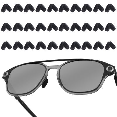 Eye Opening Stuff 30 Pairs Replacement Nosepiece Nosepad for Costa Del Mar South Point/Flagler; for Oakley Cartridge OX5137 - Black